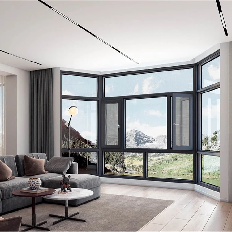 Flügelfenster mit Mesh