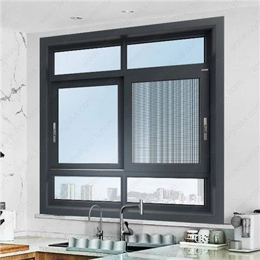 Elegante Schiebefenster aus Aluminium