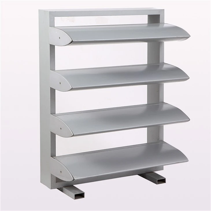 Lamellenwand aus Aluminium