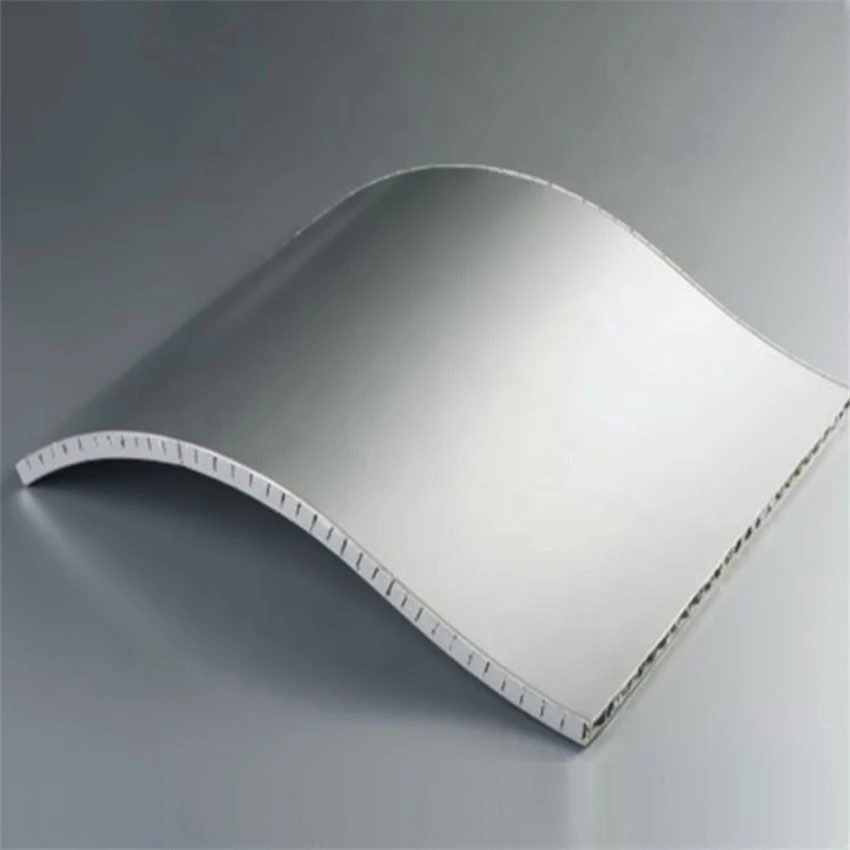 Gebogene Wabenplatten aus Aluminium
