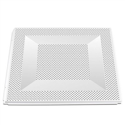 Quadratische Decke aus Aluminium