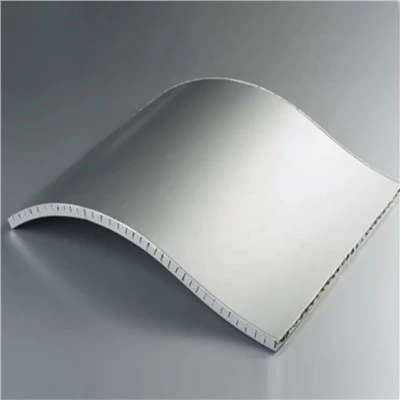 Gebogene Wabenplatten aus Aluminium