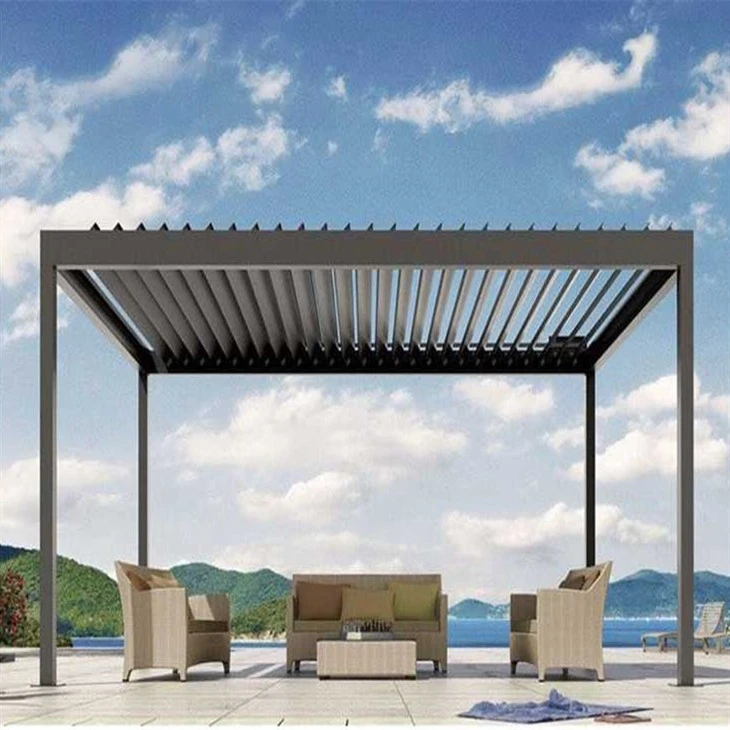 Wasserdichtes Lamellendachsystem Aluminium-Pergola