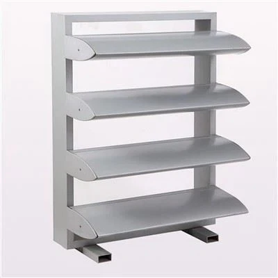 Lamellenwand aus Aluminium