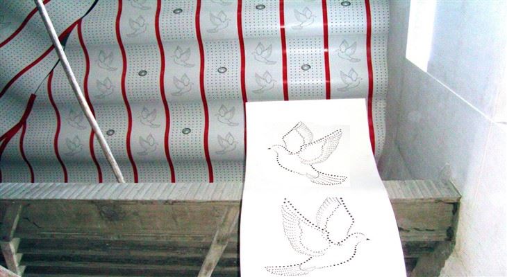 Muster-künstlerische Wand-Dekor-Verkleidungs-Platten perforierte Aluminiumdeckenplatte