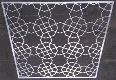 Dekorative Wandverkleidung aus Aluminium